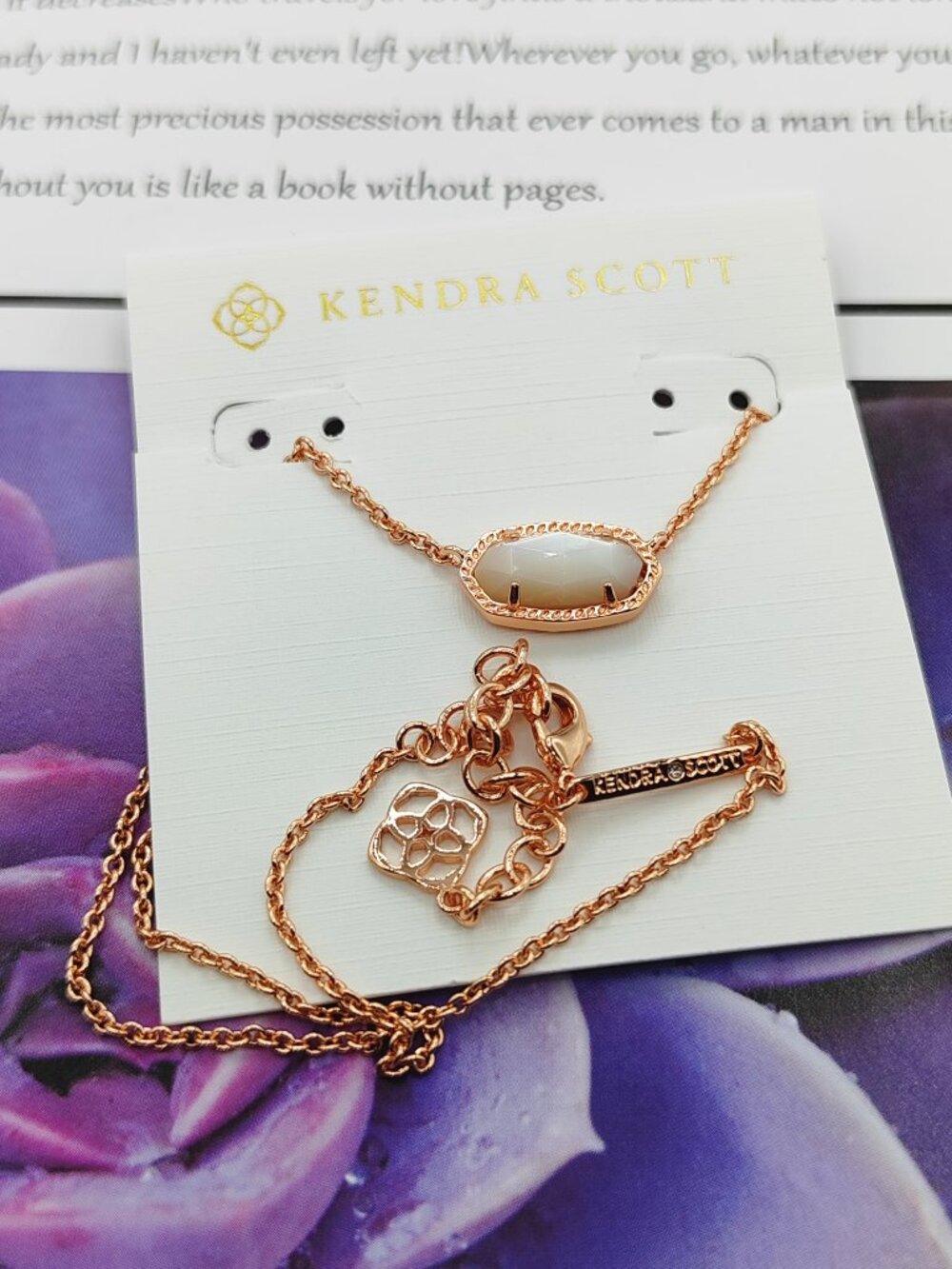 Kendra Scott rose Gold Necklace